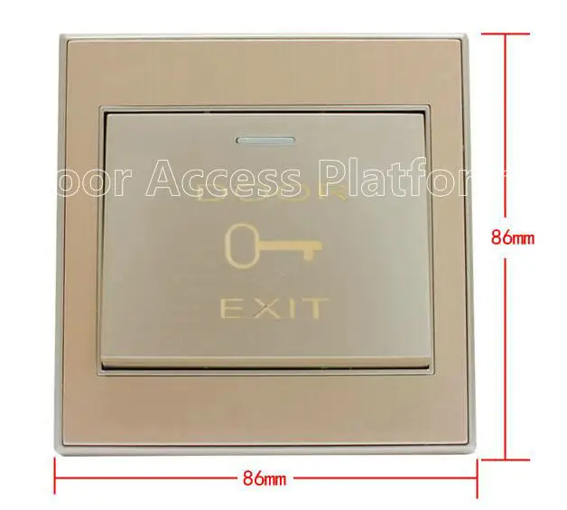 ABS пластиковая сенсорная кнопка выхода доступа к двери для системы контроля