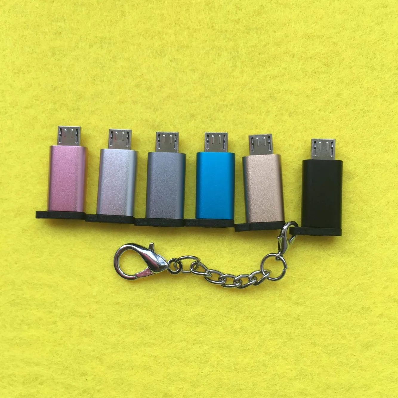 Type C к Micro USB OTG адаптер Micro USB мама к usb type-C разъем для samsung Xiaomi huawei Android телефон с бесплатной цепочкой