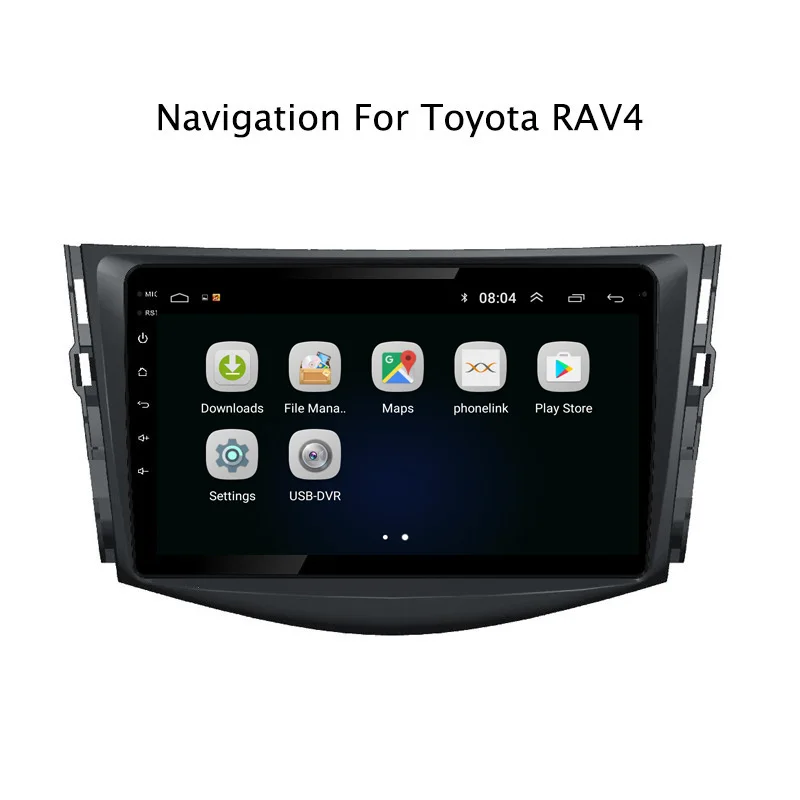 NaviTopia Android 8 1 автомобиль радио стерео проигрыватель для Toyota RAV4 2007 2008 2009 2010 2011 2012 с