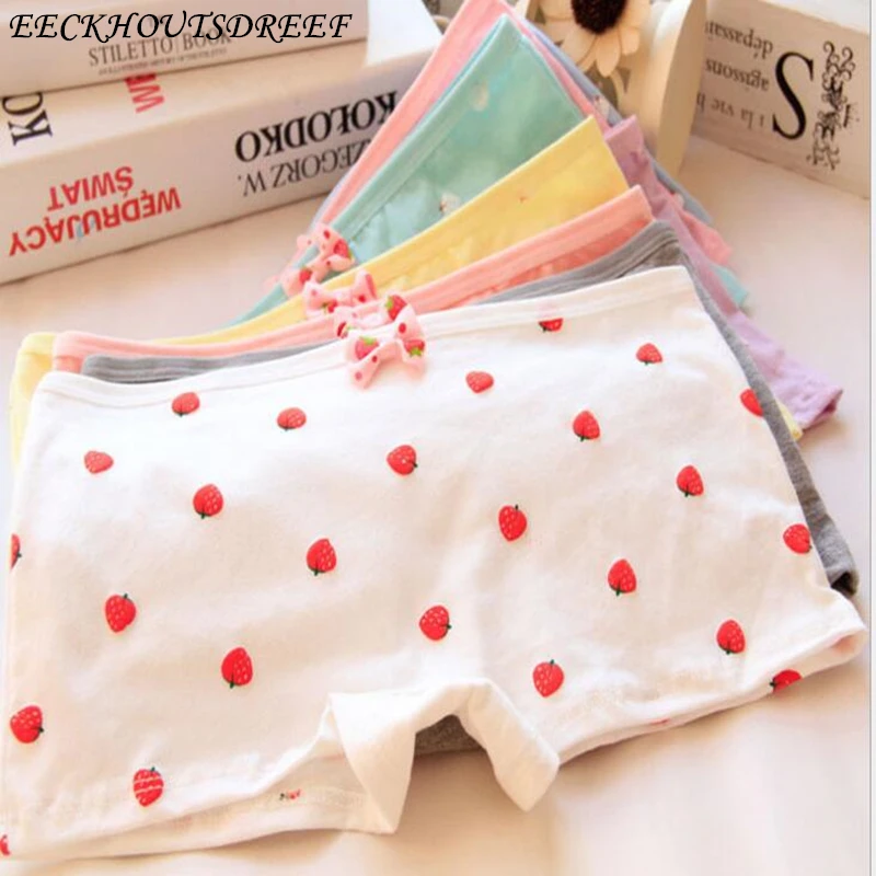 2018 нижнее белье для девочек трусики с бантом и низкой талией трусы