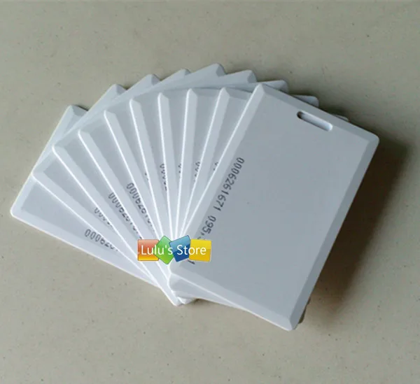 100 шт./лот EM4100 125 кГц RFID карты раскладушки EM Толстая ID-карта | Безопасность и защита