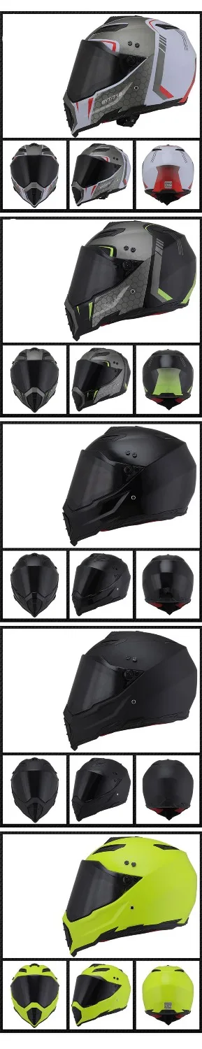 Полный уход за кожей лица Cascos Para Moto rcycle шлем Мотокросс Capacete для гонок горные акулы Профессиональный DOT утвержден