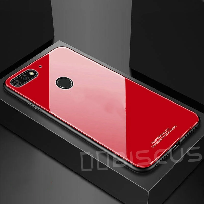 Роскошный чехол из закаленного стекла для Huawei Mate 20 Honor 7S 20S 7C 7A 30 Pro 8A 8X 10i 9X 9C 30S 9 10 Lite