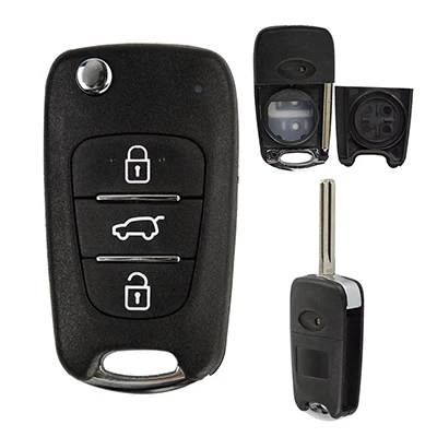 New Quality Car OkeyTech 3 кнопки Замена дистанционного Флип складной авто ключ оболочка брелок для Kia Sportage 3 Rio K2 Cerato Ceed Rio Soul ключ - Цвет: New Quality Car