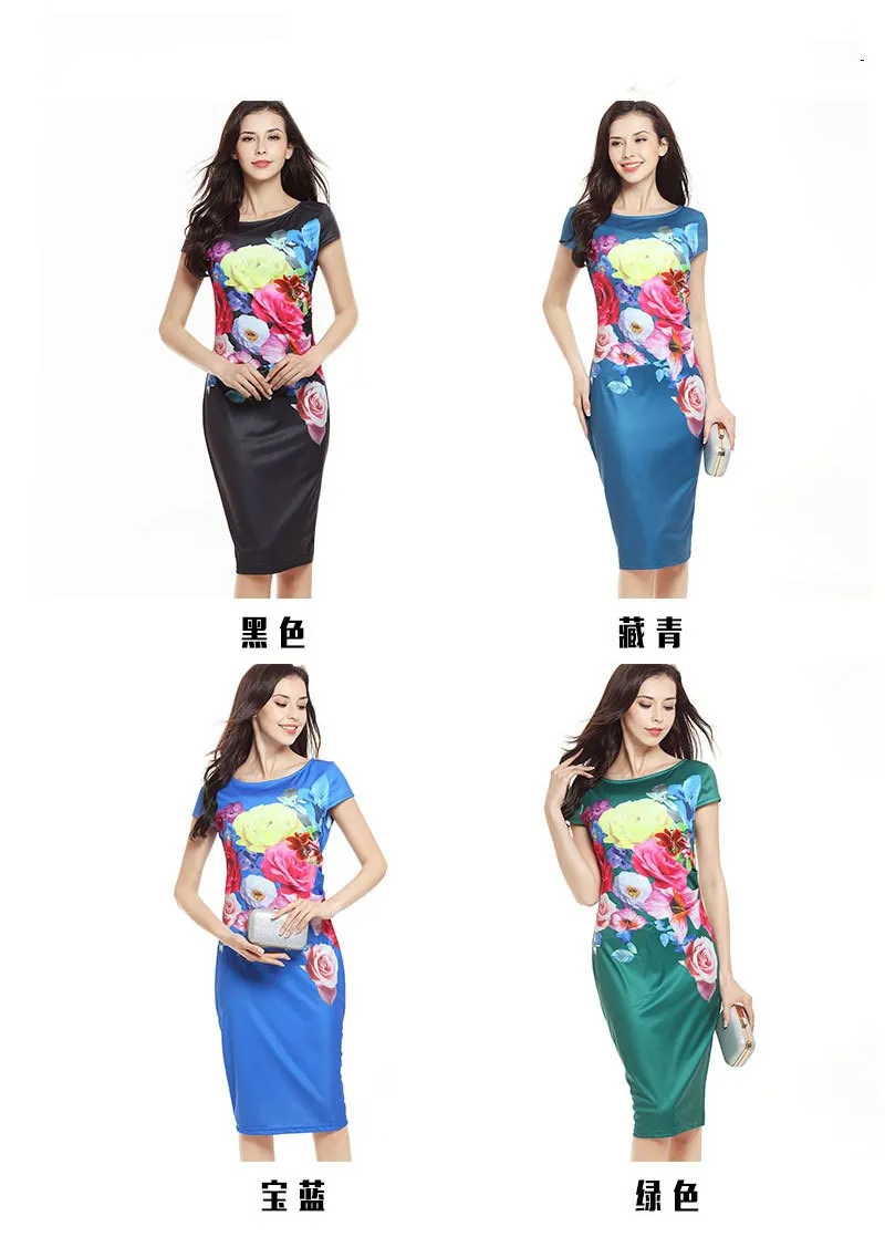 Модное Элегантное женское платье Desigual, винтажное, тонкое, сексуальное, Бандажное, офисное, вечернее платье, vestidos, платье с цветочным принтом, XXL, XXXL, 4XL, 5XL