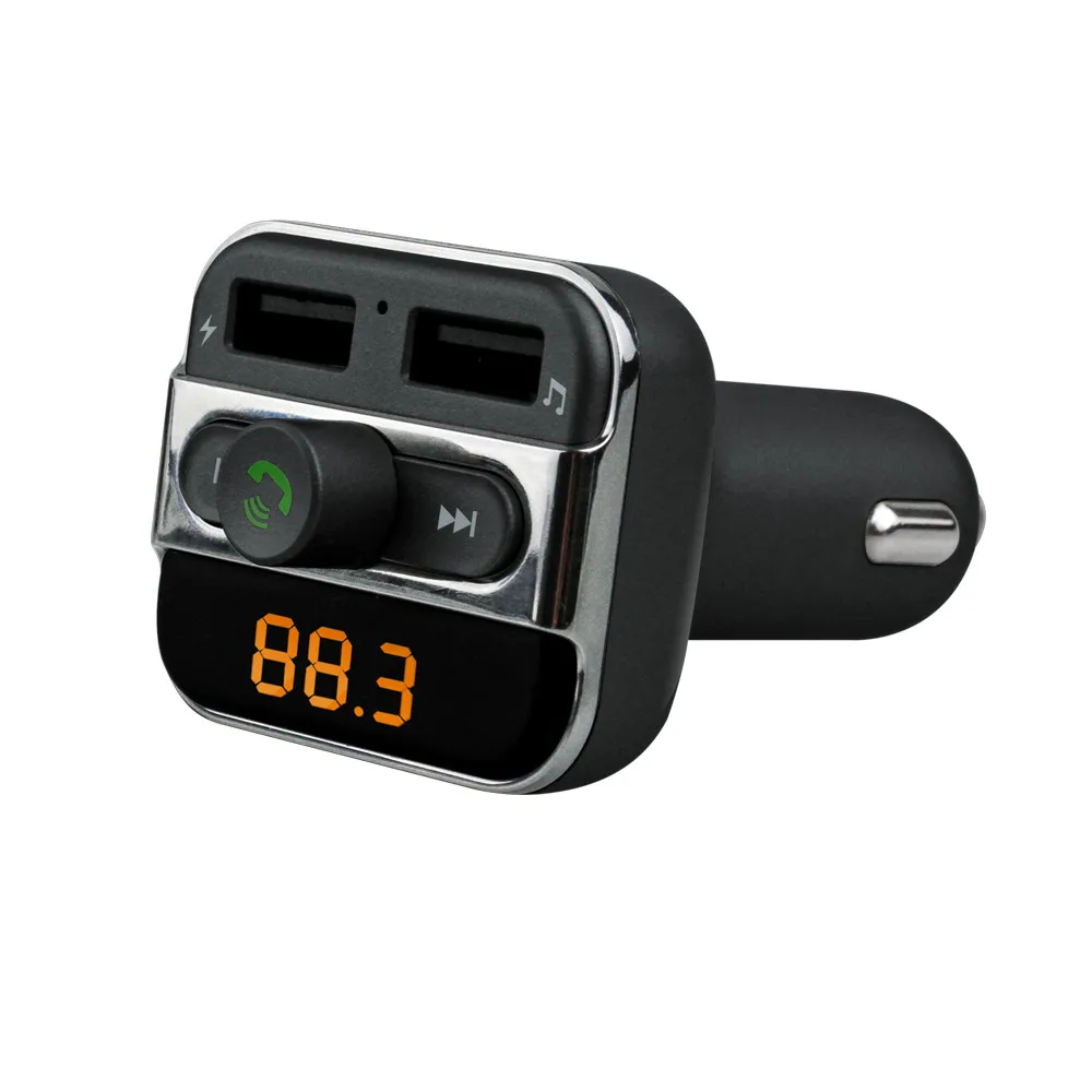 Автомобильный комплект громкой связи willtoo Bluetooth + fm передатчик двойное USB зарядное