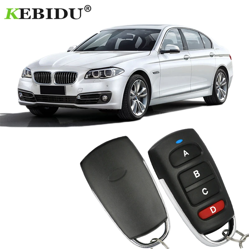 

kebidu Universal 433mhz Car Remote Control Key Smart Electric Garage Door Replacement Cloning Cloner