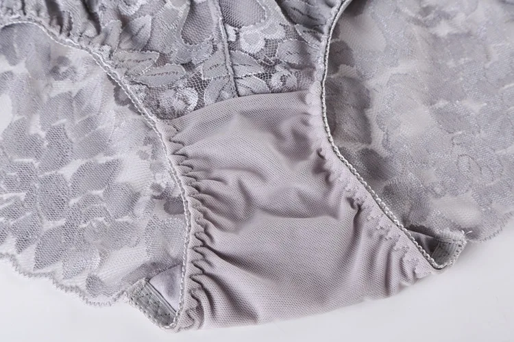 Jerrinut, полностью кружевные трусики для женщин, плюс размер, 2XL, 3XL, 4XL, Прозрачное нижнее белье, трусики с высокой талией, нижнее белье, нижнее белье