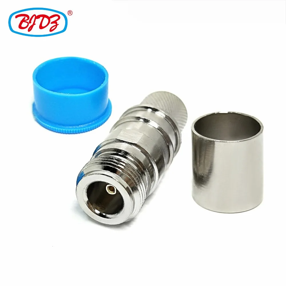 Бесплатная доставка 2 шт Водонепроницаемый n Женский обжимной разъем для кабеля