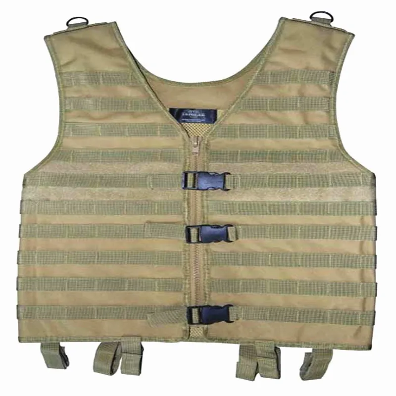 Тактический жилет черного цвета с системой MOLLE, жилет для пейнтбола, страйкбола, армейский жилет для пеших прогулок, охоты, Жилет Molle