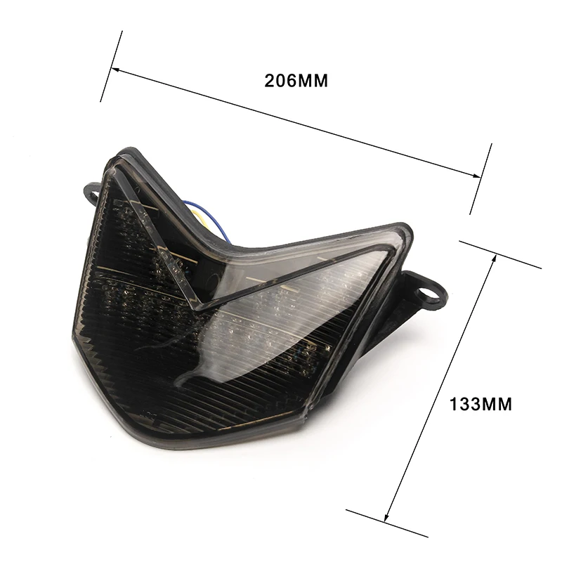 Triclicks светодиодный сигнал поворота Задний тормозной задний фонарь для Kawasaki Ninja