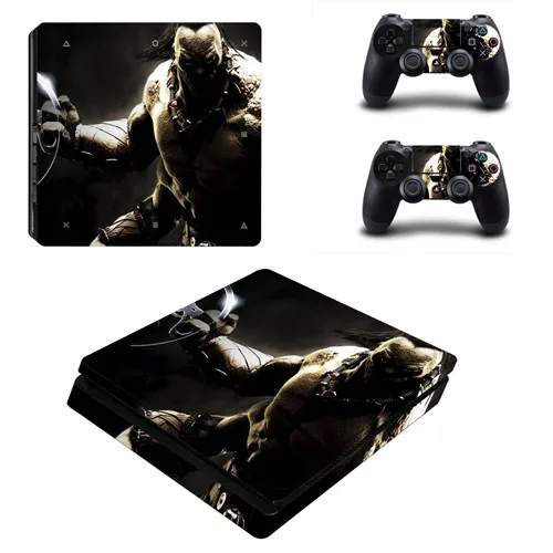 YSP4S-2100 Игра Mortal Kombat PS4 тонкая наклейка для sony playstation 4 консоль и контроллер наклейка PS4 тонкая виниловая наклейка - Цвет: YSP4S-2100