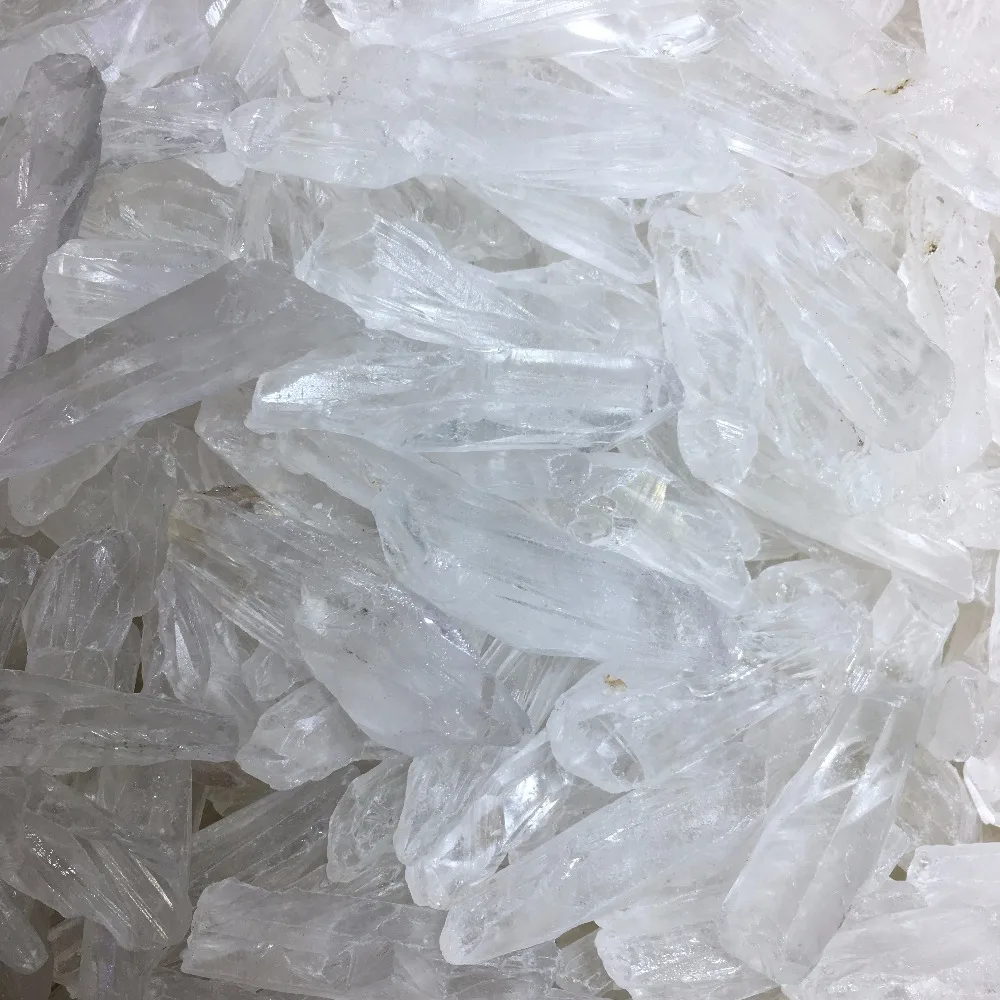 2pcs big size natural Brazil rough clear quartz specimen wand skeleton crystal reiki healing crystals wicca energy stone | Дом и сад