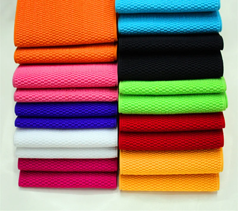 

10 cm Wide High Quality Corn Grain Latex Elastic Band Flat Elastic Rubber Bands Can DIY Joker Fashionable Waist Belt