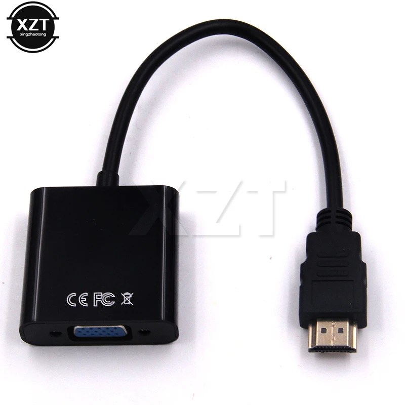 Для ПК HDTV дисплей проектор 1080P 3 в 1 для HDMI к VGA кабель конвертер адаптер аудио + мини