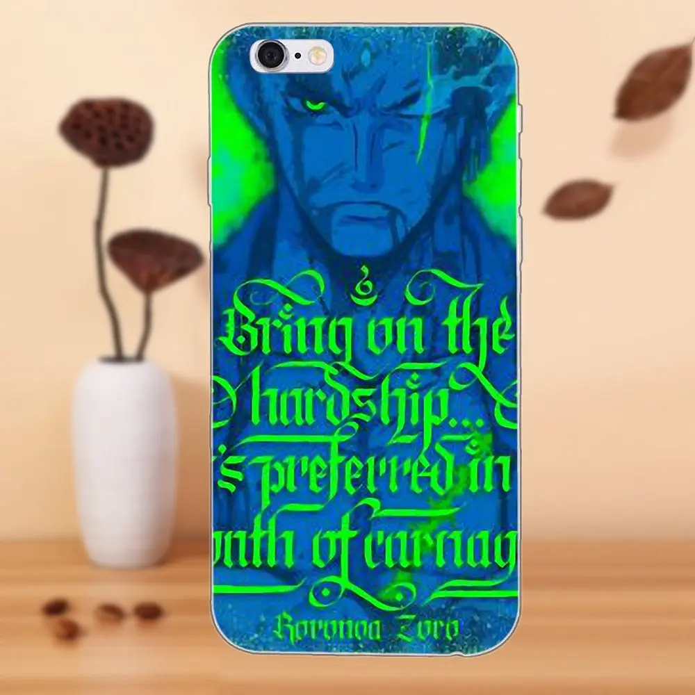 TPU Print Cover Case For Galaxy J1 J2 J3 J330 J4 J5 J6 J7 J730 J8 2015 2016 2017 2018 mini Pro One Piece Roronoa Zoro Quotes | Мобильные