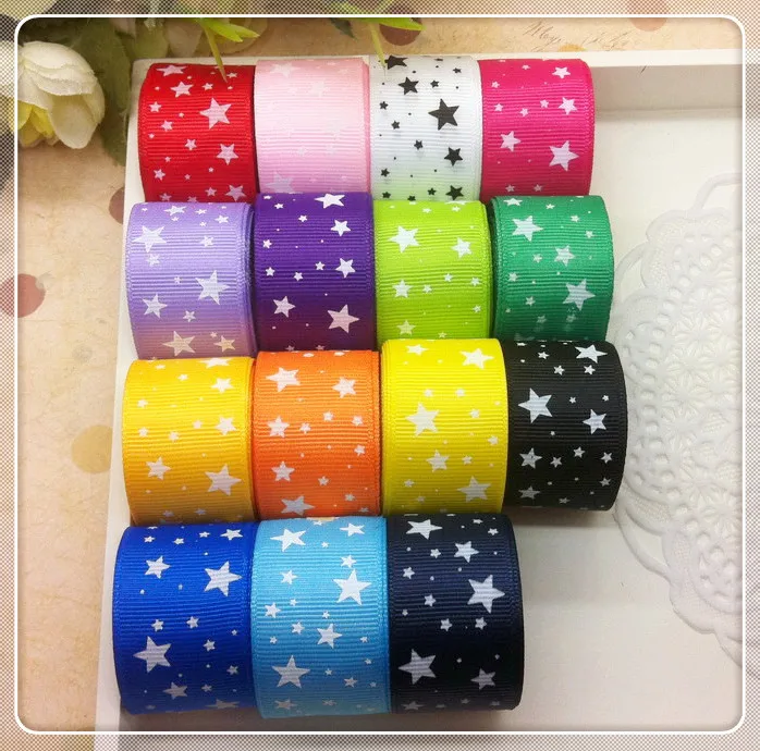 Бесплатная доставка ширина 1 дюйм (25 мм) лента корсажная из полиэстера с принтом