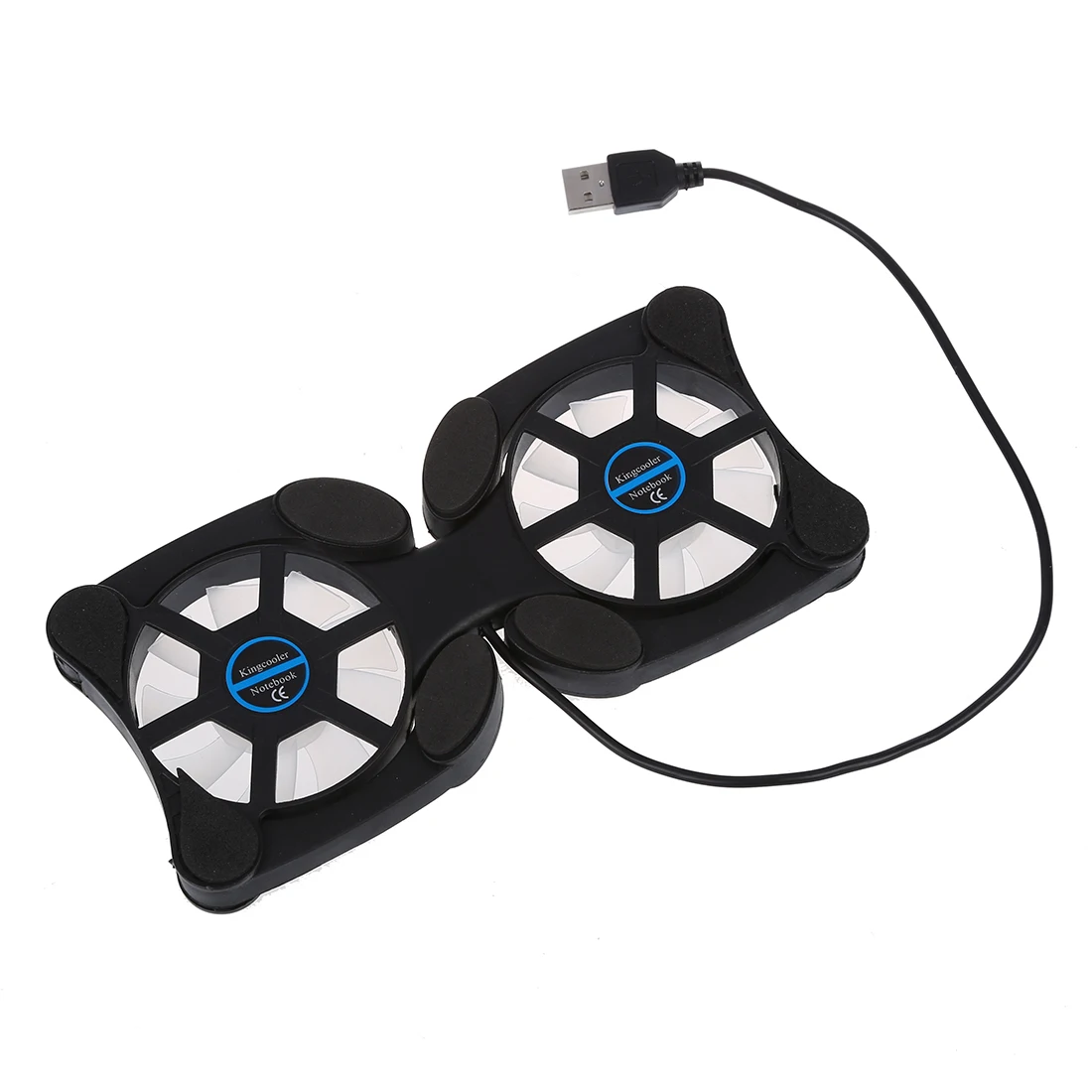 

USB 2.0 External Laptop Cooler Pad Notebook Cooler 2 Fan Black