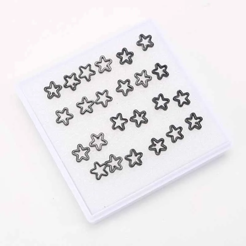 Fashion 12 Pair/ Lot Punk Accessories Stud Earrings Set for Women Round Triangle Flower Design Earring Brincos Jewelry Oorbellen | Украшения