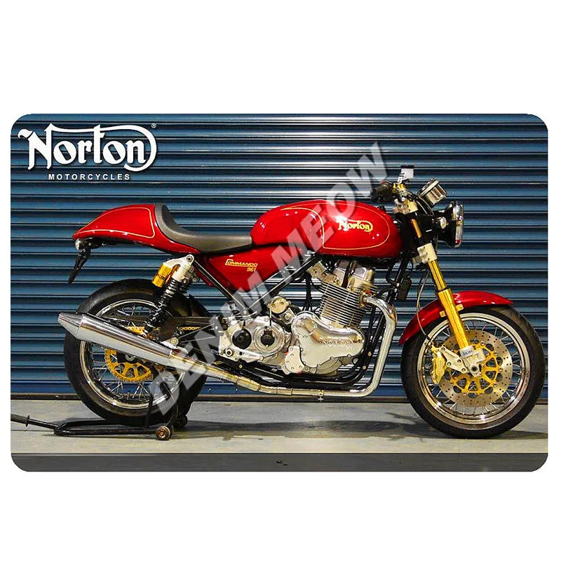 5 Ретро TT Isle of Man металлические знаки Norton мотоциклы гонки табличка Винтаж Искусство Живопись тарелки Паб Бар Гараж магазин домашний декор WY59 - Цвет: 5