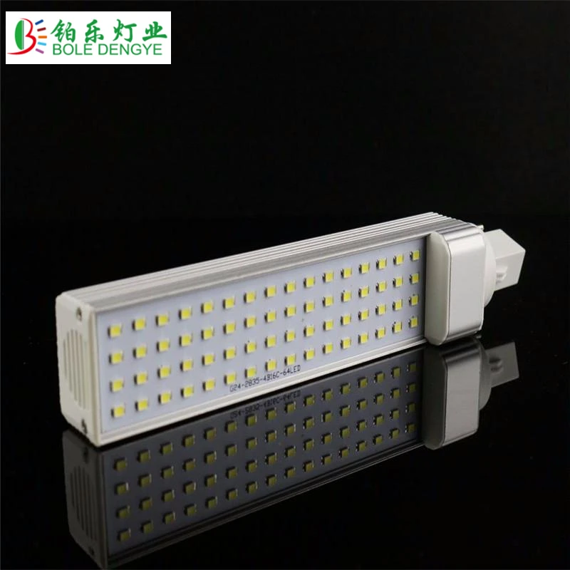 Лампада G23 G24 2 pins bombilla led pl plug светодиодная лампа с вилкой 7 Вт 9 10 12 13 SMD2835