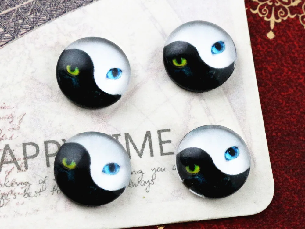 Горячая Распродажа 20 шт 12 мм ручной работы фото стекло кабошоны E5-13 - купить по