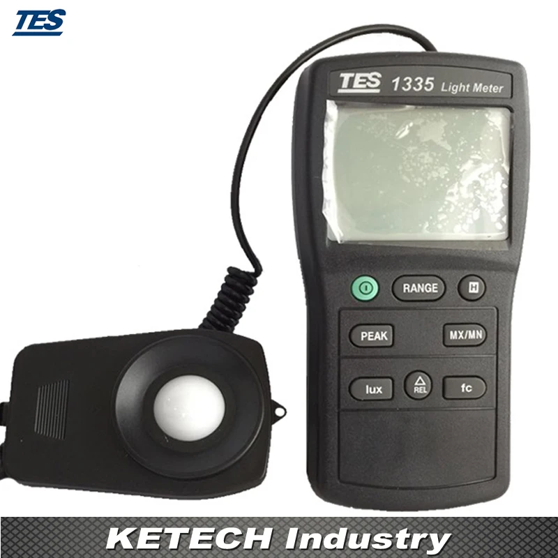 Цифровой измеритель светильник с диапазоном от 0 до 400000 люкс TES1335|level meter|level digitallevel
