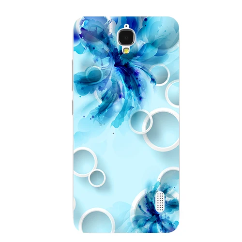 Мягкий силиконовый чехол для Huawei Ascend Y560 Y5 L01 задняя крышка с рисунком цветочных