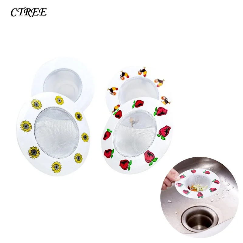 

CTREE 1Pcs Filter Sewer 11.5*4cm Kitchen Sink Strainers Bathroom Shower Hair Filter Home Drain Anti-clogging Small Tools C501