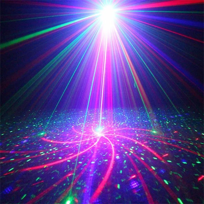 Дискотека Светодиодные Фонари RGB Ночной Клуб 80 Моделей Свет И Музыка Этап Машина Прожектор Звуковой Активации С Дистанционным лазер проектор светомузыка цветомузыка диско шар