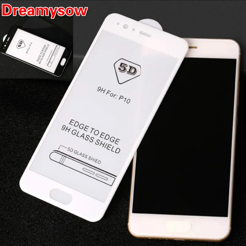 5D закаленное стекло с закругленными краями для huawei P Smart P20 mate 10 20 Lite Защитная пленка для экрана Honor 8C 8X8 Lite защитная пленка, стекло