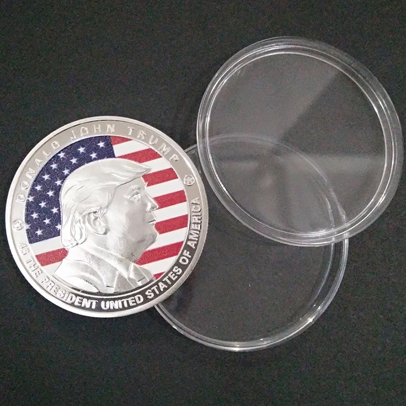 Donald Trump Commemorative Challenge Coin We Trust The 45th President United States of America Best Gift | Дом и сад