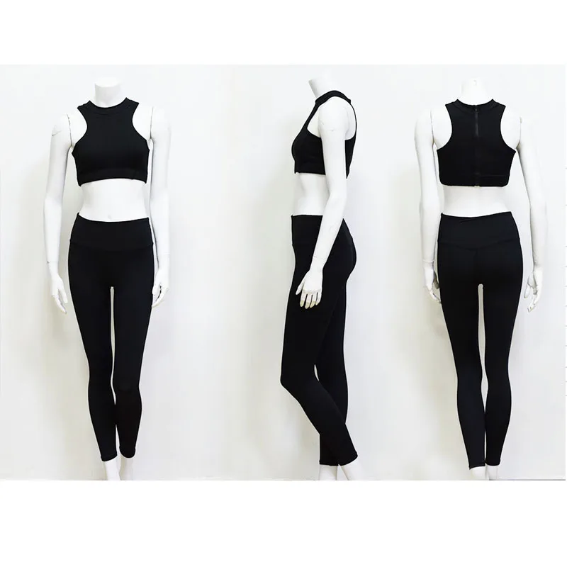 Набор для йоги с высокой талией Dragon Fit женский спортивный топ из двух предметов и