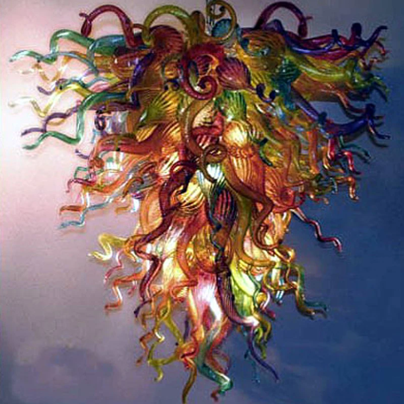 

Style Modern Hand Blown Glass Art LED Chandelier for Christmas Decor