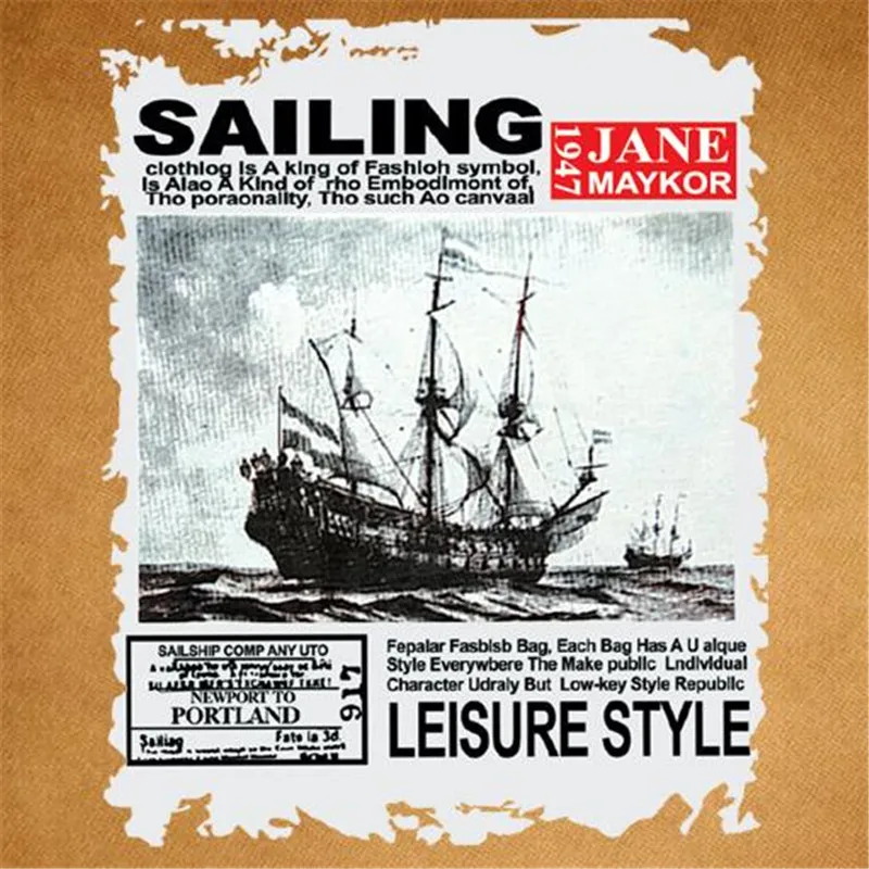 Женская футболка с теплопередачей парусный спорт сделай сам панк Байкерская