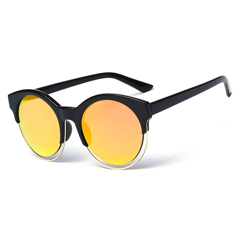 Женские солнцезащитные очки в полуоправе брендовые дизайнерские винтажные