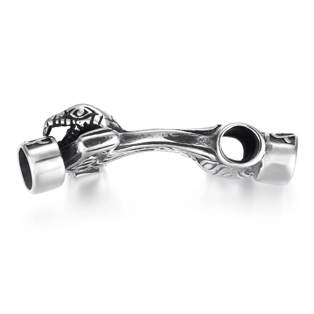 Топор викингов из нержавеющей стали коннектор змея изогнутое отверстие 12*6 мм для