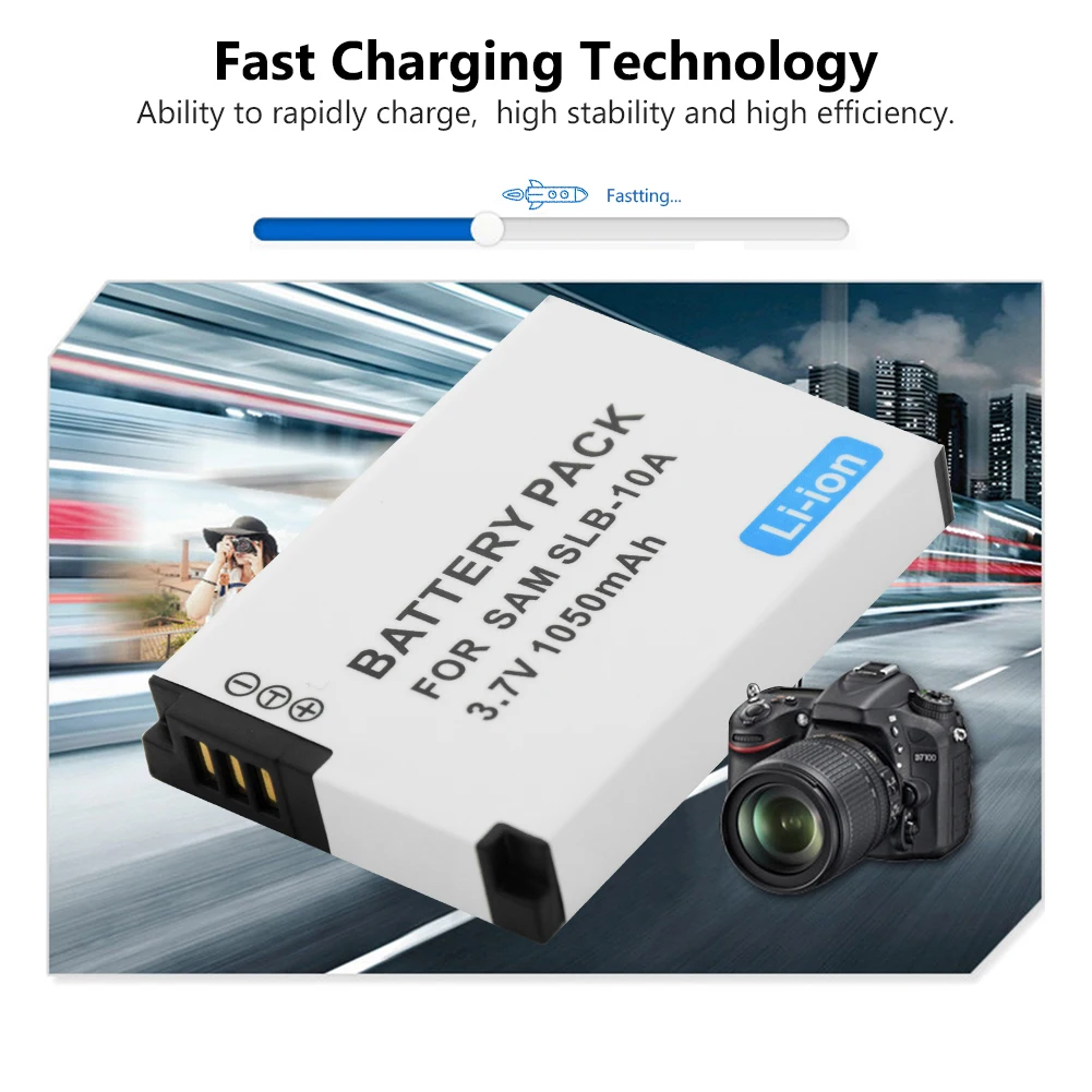 Аккумулятор для Samsung WB500 WB550 WB690 WB700 WB710 ES50 ES55 ES60 ES63 EX2F 1050 мАч|Цифровые аккумуляторы| |