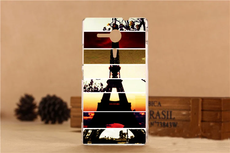 Diy 3d чехол с рисунком Эйфелевой башни для Sony Xperia SP M35h | Мобильные телефоны и