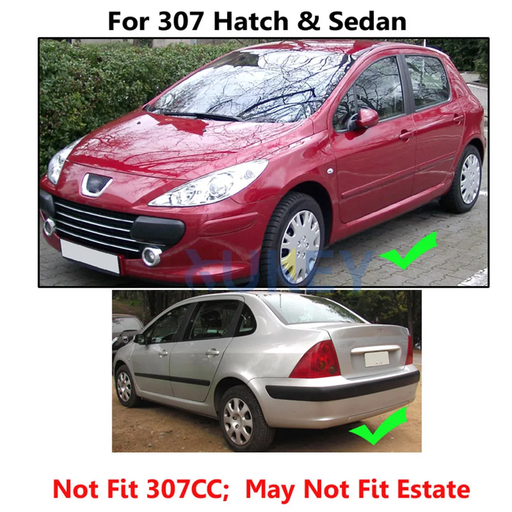 Брызговики для Peugeot 307 3dr и 5dr 4 двери седан 2001 2011|car mud flaps|mud flapssplash guard |