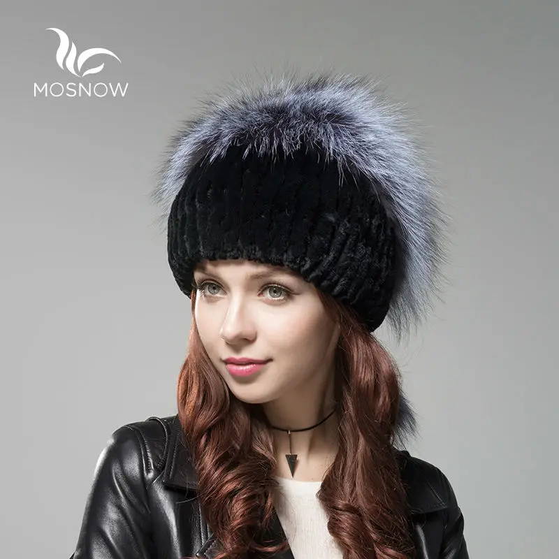 Новая русская меховая женская шапка зимние шапки для женщин из меха кролика рекс