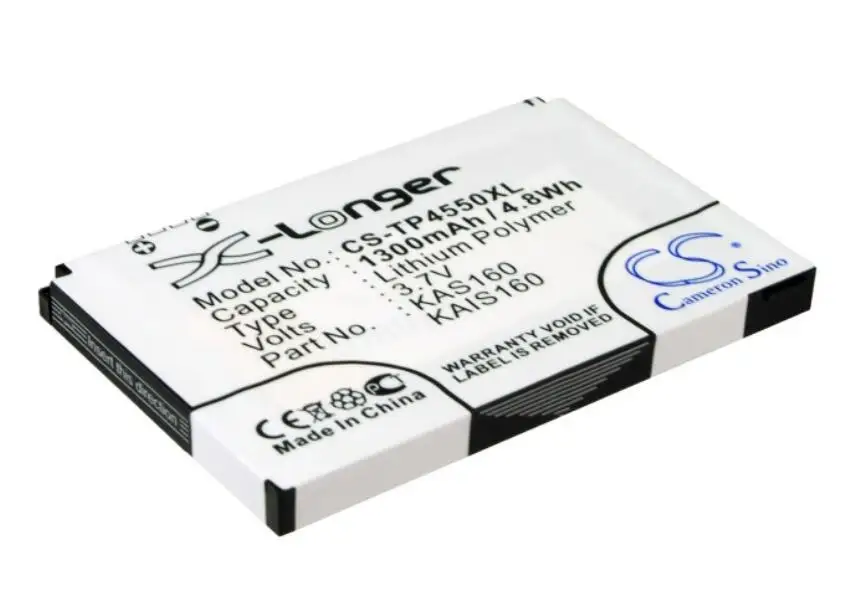 Cameron Sino 1300mah батарея для AT&ampT 8900 HTC Kaiser O2 XDA Stellar T-MOBILE MDA Vario III VODAFONE v1615 VPA Compact V KAIS160 |