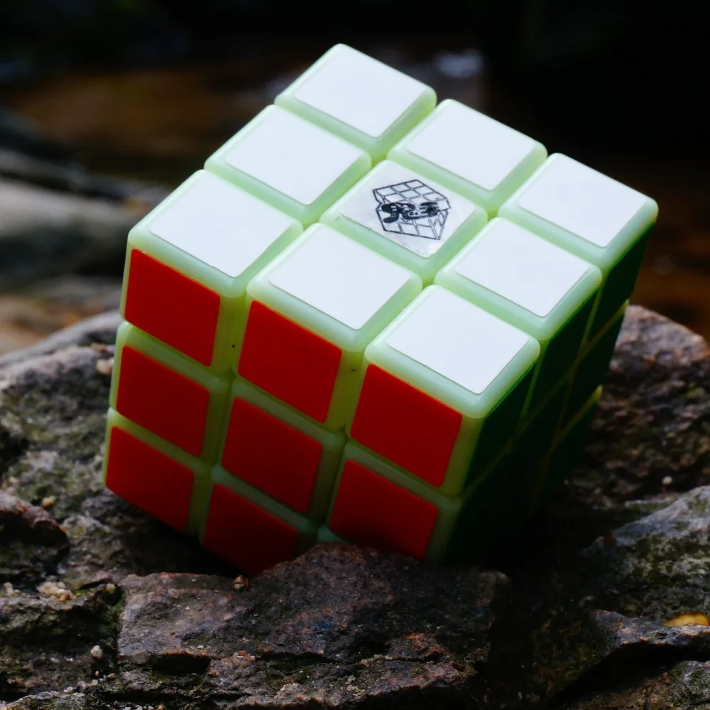 MAGICYOYO зеленый свет светящийся прозрачный 3x3x3 волшебный скоростной Куб ВОЛШЕБНЫЙ
