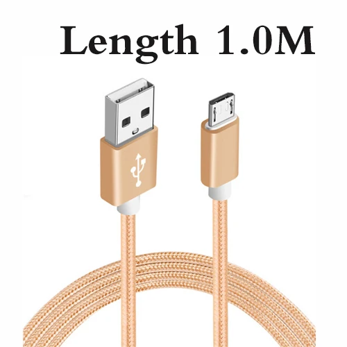 Micro Gold Универсальное быстрое зарядное устройство USB QC3.0 для Oukitel K10000 pro iphone Xiaomi Mi 8 One Plus 5 6 Quick Charge 3,0 18W - Тип штекера: Micro Gold