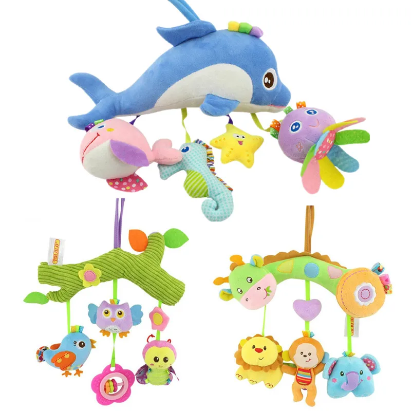 Игрушка на коляску Младенческая Crinkle подвесные игрушки для кроватки кровать