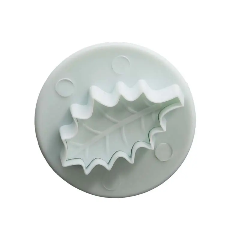 Креативная 3 шт./компл. Рождественская форма листа розы для декорации Торта