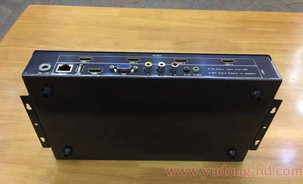 Настенный видео контроллер HDMI 2x2 USB + VGA AV TV с полностью цифровым обрабатывающим