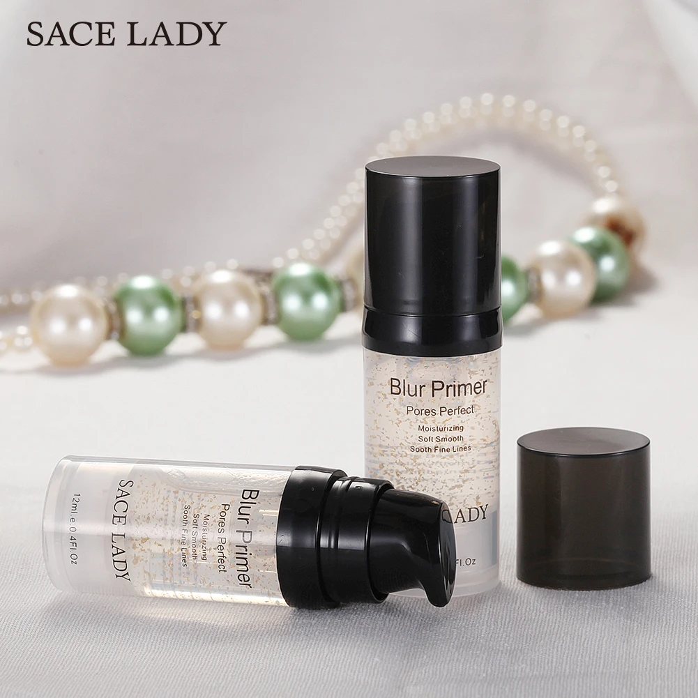 SACE леди размытие праймеры 24 К золото уход за кожей лица Make Up натуральный крем пор
