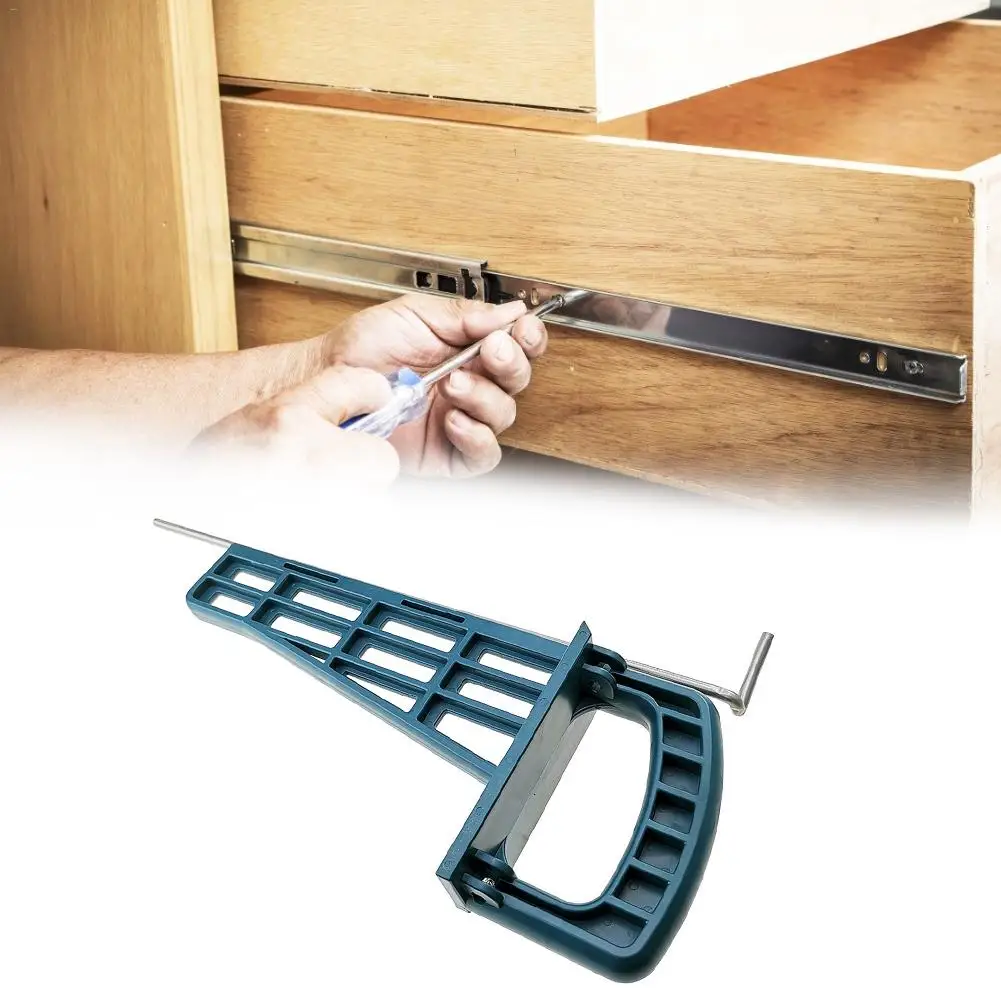 

Newest Drawer Installation Tool Drawer Slide Jig Quick Install for Woodworking #40