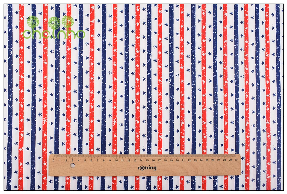 Chainho, Ocean Series,Printed Twill Cotton Fabric,Patchwork Cloth For DIY Sewing Quilting Baby&Children's Material,100x160cm